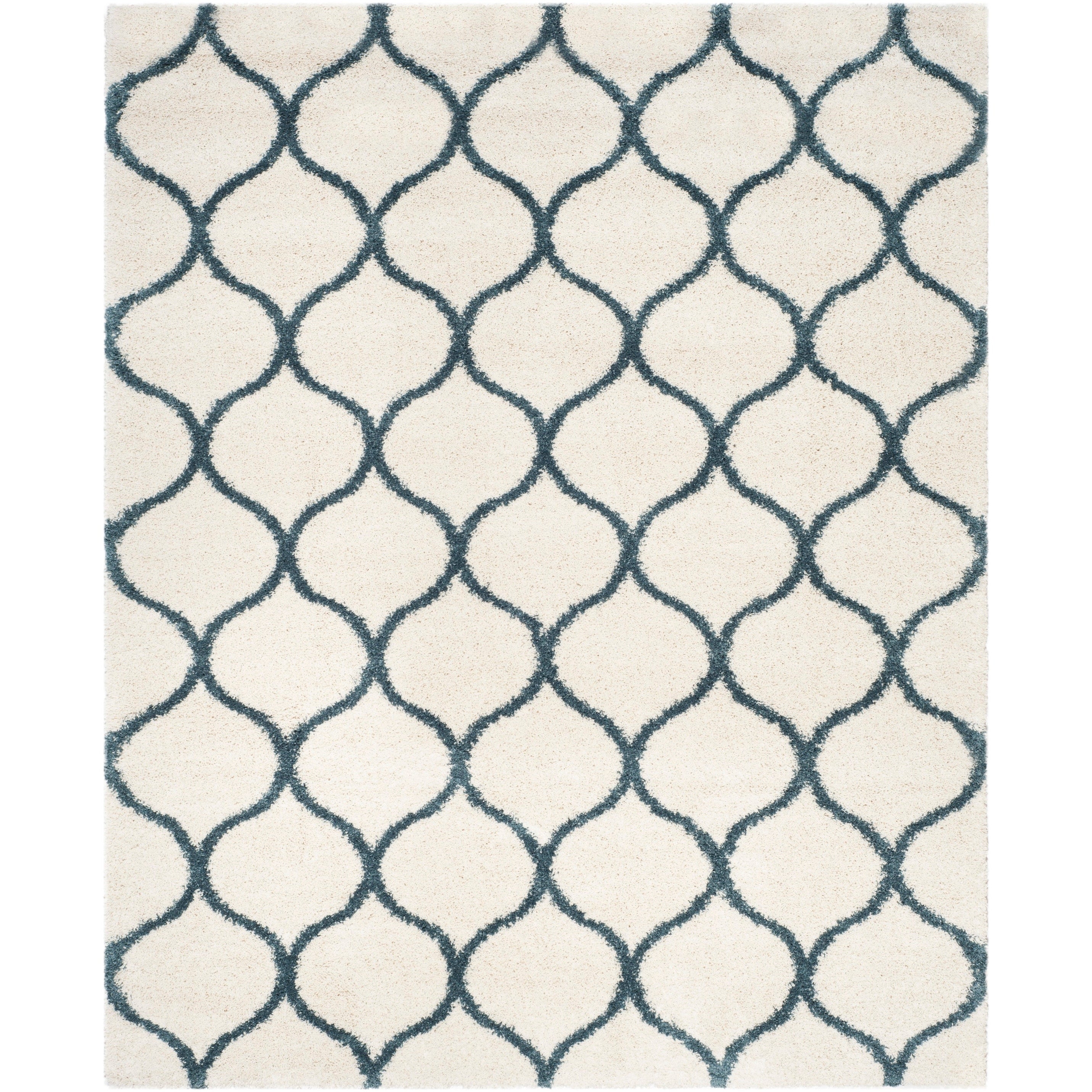 SAFAVIEH Hudson Shag Pushpa Trellis 2-inch Thick Area Rug