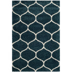 SAFAVIEH Hudson Shag Pushpa Trellis 2-inch Thick Area Rug