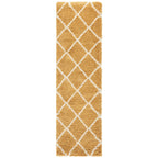 SAFAVIEH Hudson Shag Raili Diamond Trellis 2-inch Thick Rug