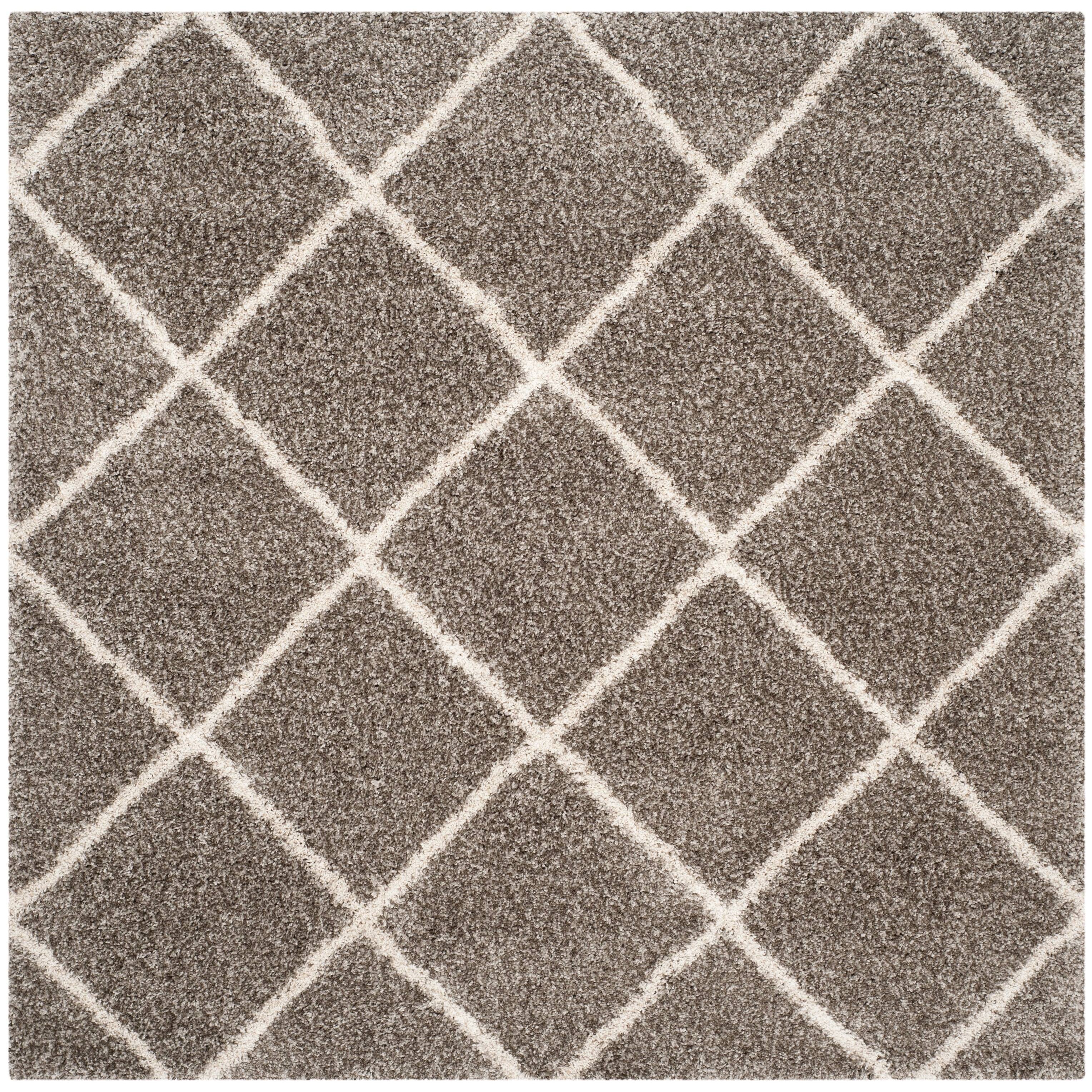 SAFAVIEH Hudson Shag Raili Diamond Trellis 2-inch Thick Rug
