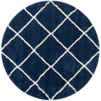 SAFAVIEH Hudson Shag Raili Diamond Trellis 2-inch Thick Rug