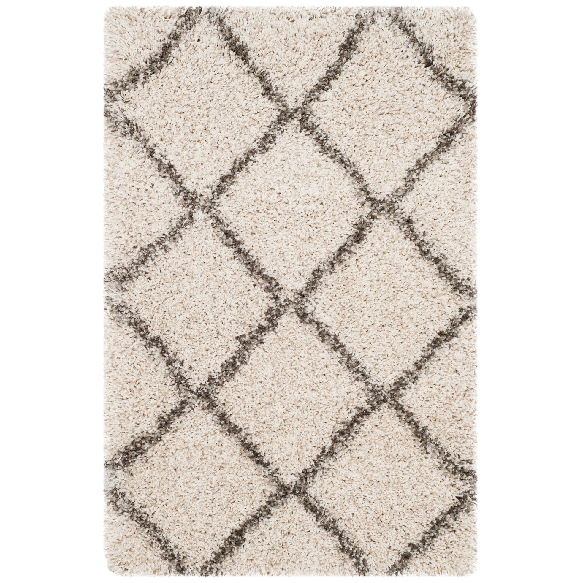 SAFAVIEH Hudson Shag Raili Diamond Trellis 2-inch Thick Rug