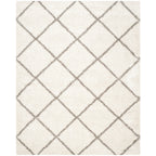 SAFAVIEH Hudson Shag Raili Diamond Trellis 2-inch Thick Rug