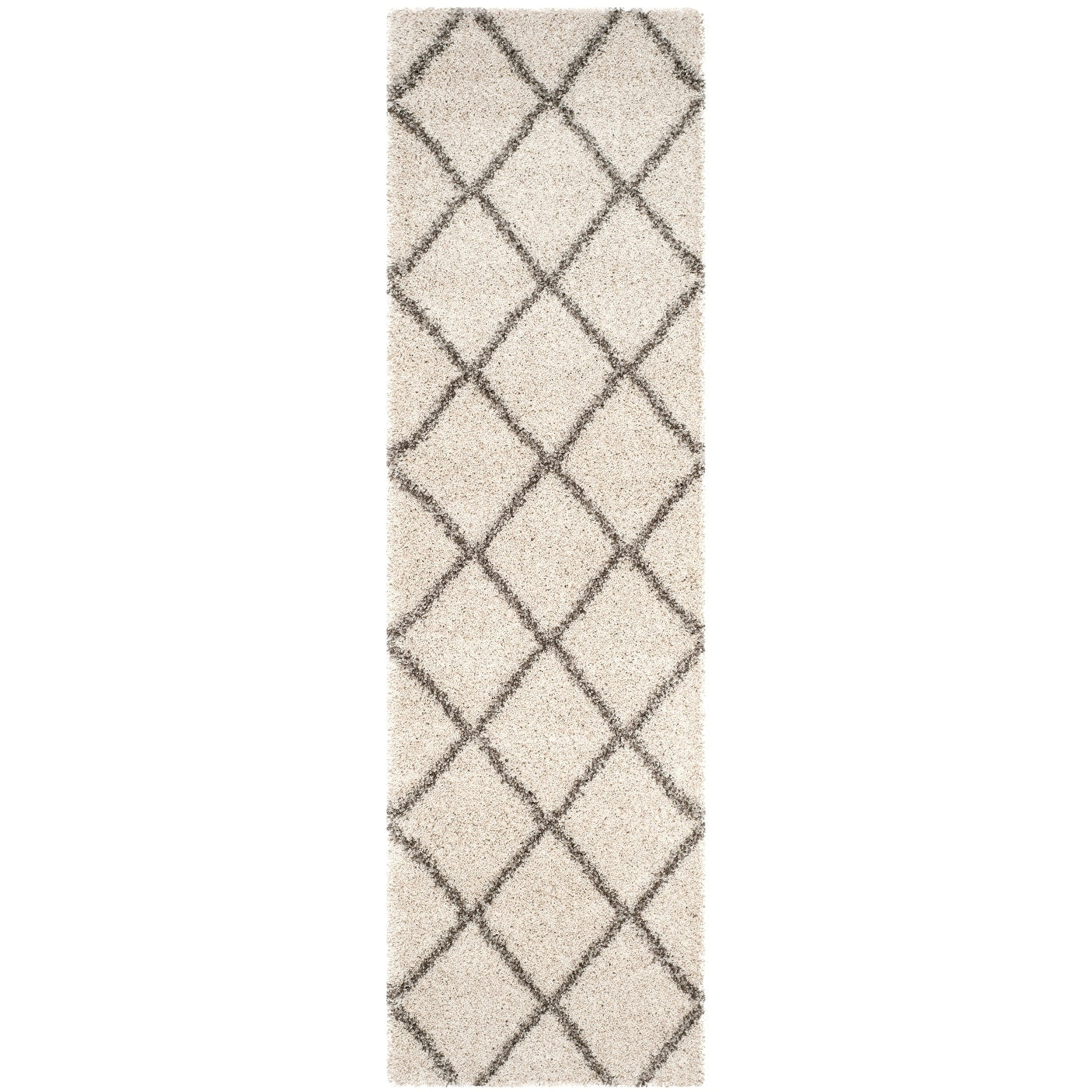 SAFAVIEH Hudson Shag Raili Diamond Trellis 2-inch Thick Rug