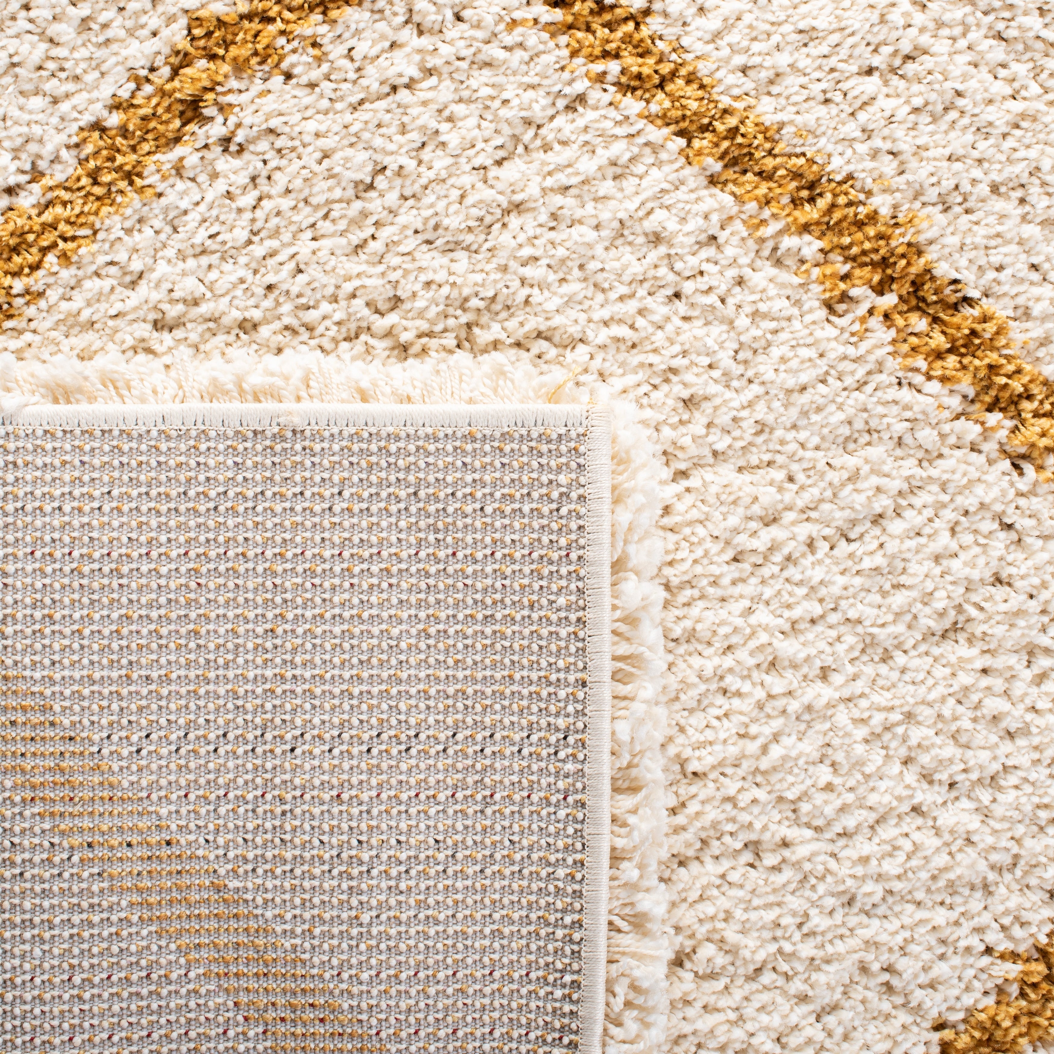 SAFAVIEH Hudson Shag Raili Diamond Trellis 2-inch Thick Rug