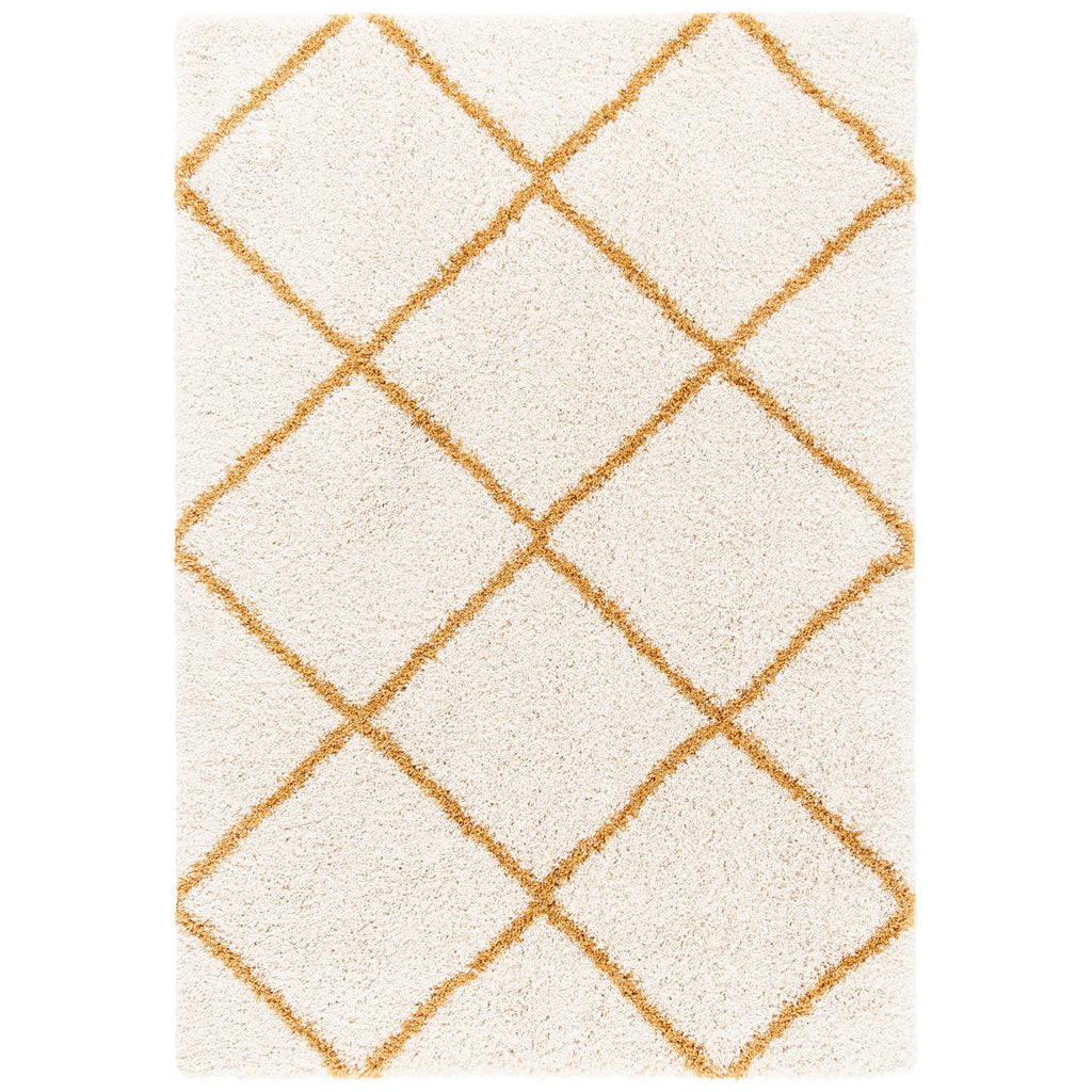 SAFAVIEH Hudson Shag Raili Diamond Trellis 2-inch Thick Rug