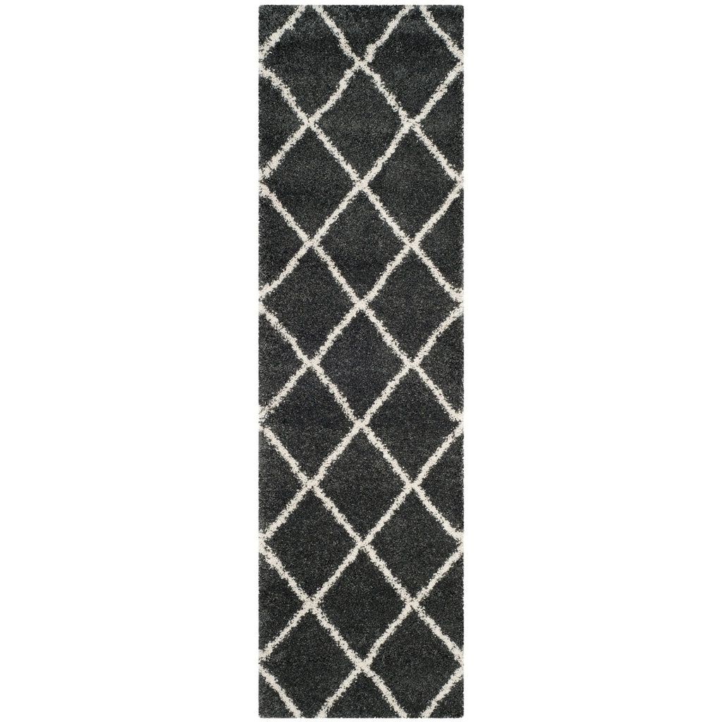SAFAVIEH Hudson Shag Raili Diamond Trellis 2-inch Thick Rug