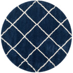 SAFAVIEH Hudson Shag Raili Diamond Trellis 2-inch Thick Rug