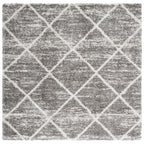 SAFAVIEH Hudson Shag Raili Diamond Trellis 2-inch Thick Rug