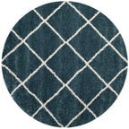 SAFAVIEH Hudson Shag Raili Diamond Trellis 2-inch Thick Rug