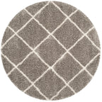 SAFAVIEH Hudson Shag Raili Diamond Trellis 2-inch Thick Rug