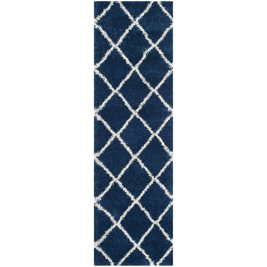 SAFAVIEH Hudson Shag Raili Diamond Trellis 2-inch Thick Rug