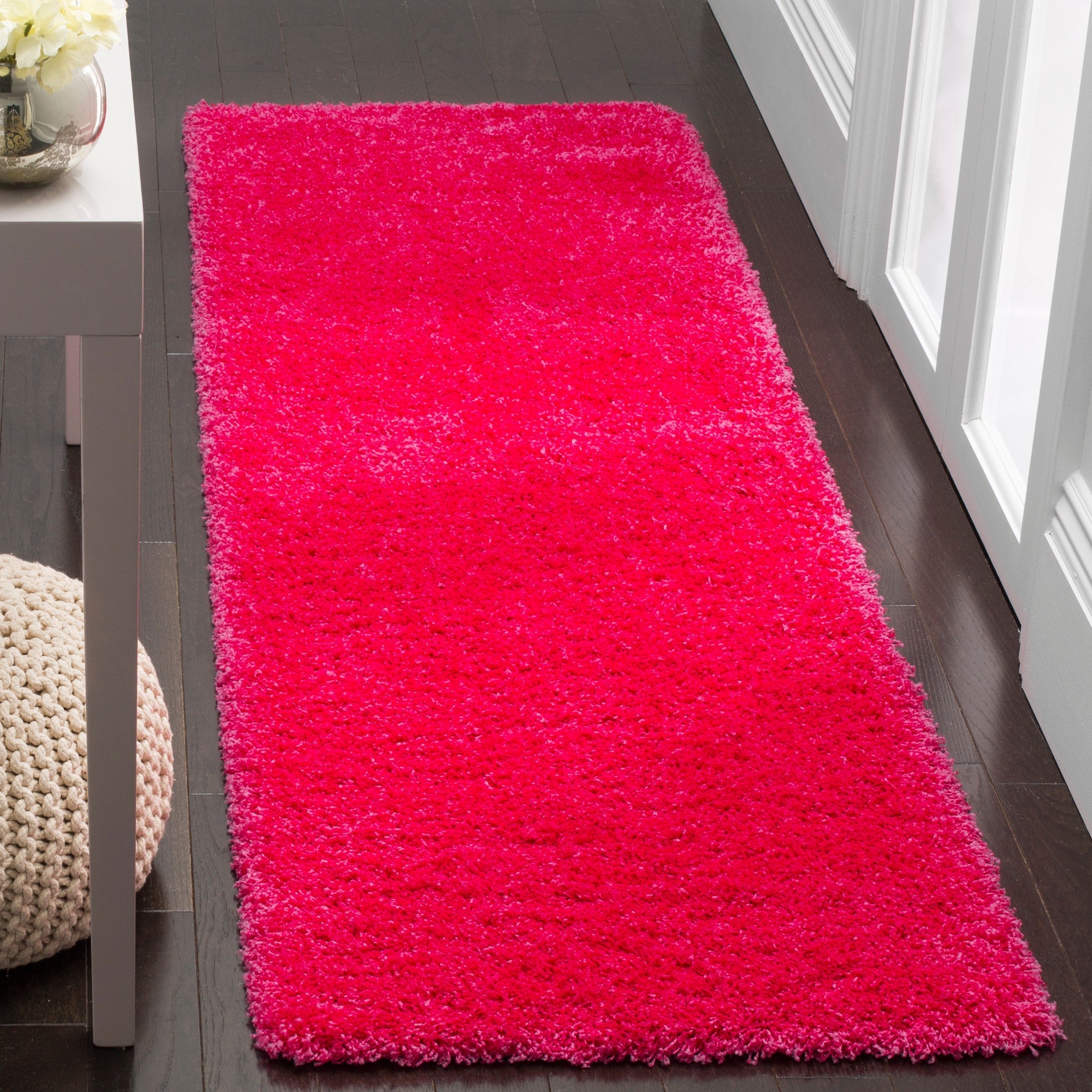 SAFAVIEH Laguna Shag Viroana Solid 2-inch Thick Rug