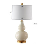 SAFAVIEH Lighting Diede Gourd Table Lamp (Set of 2) - 15x15x28.5 - 15Wx15Dx29H