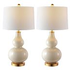SAFAVIEH Lighting Diede Gourd Table Lamp (Set of 2) - 15x15x28.5 - 15Wx15Dx29H