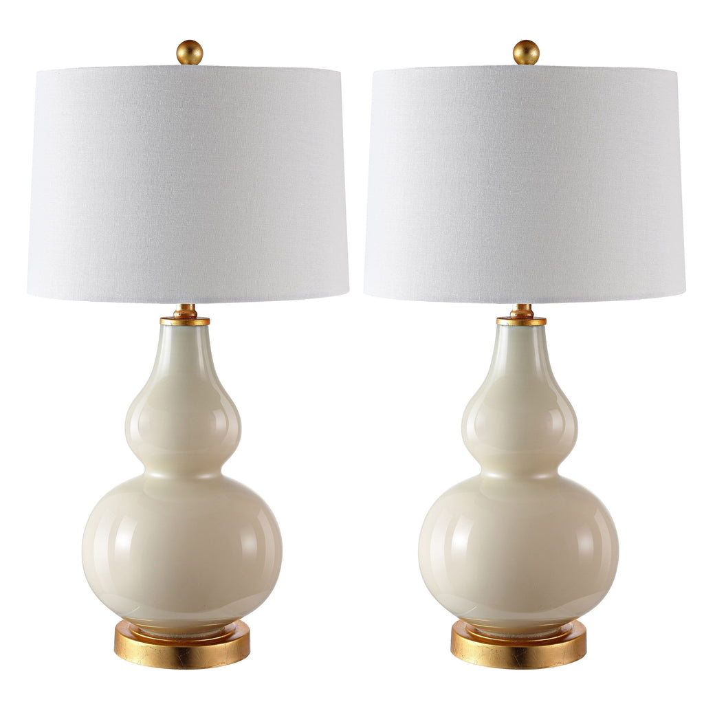 SAFAVIEH Lighting Diede Gourd Table Lamp (Set of 2) - 15x15x28.5 - 15Wx15Dx29H