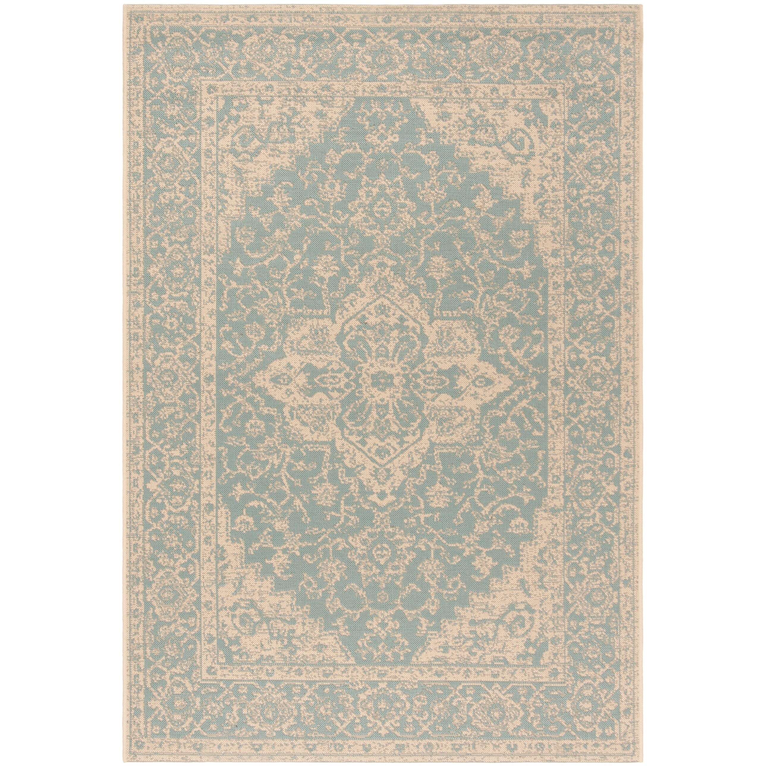 SAFAVIEH Linden Louann Indoor/ Outdoor Waterproof Patio Backyard Rug