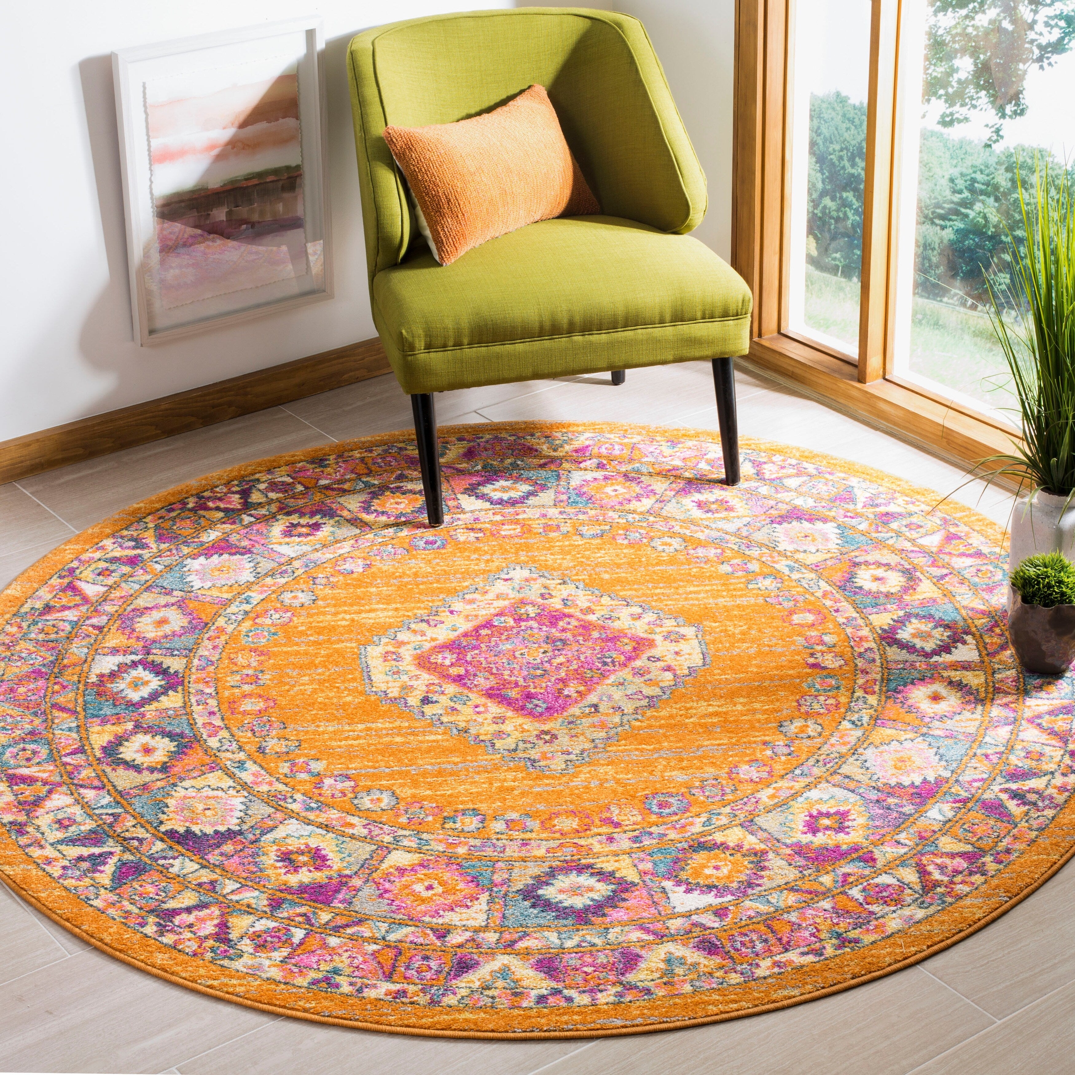 SAFAVIEH Madison Beverlee Vintage Boho Oriental Rug