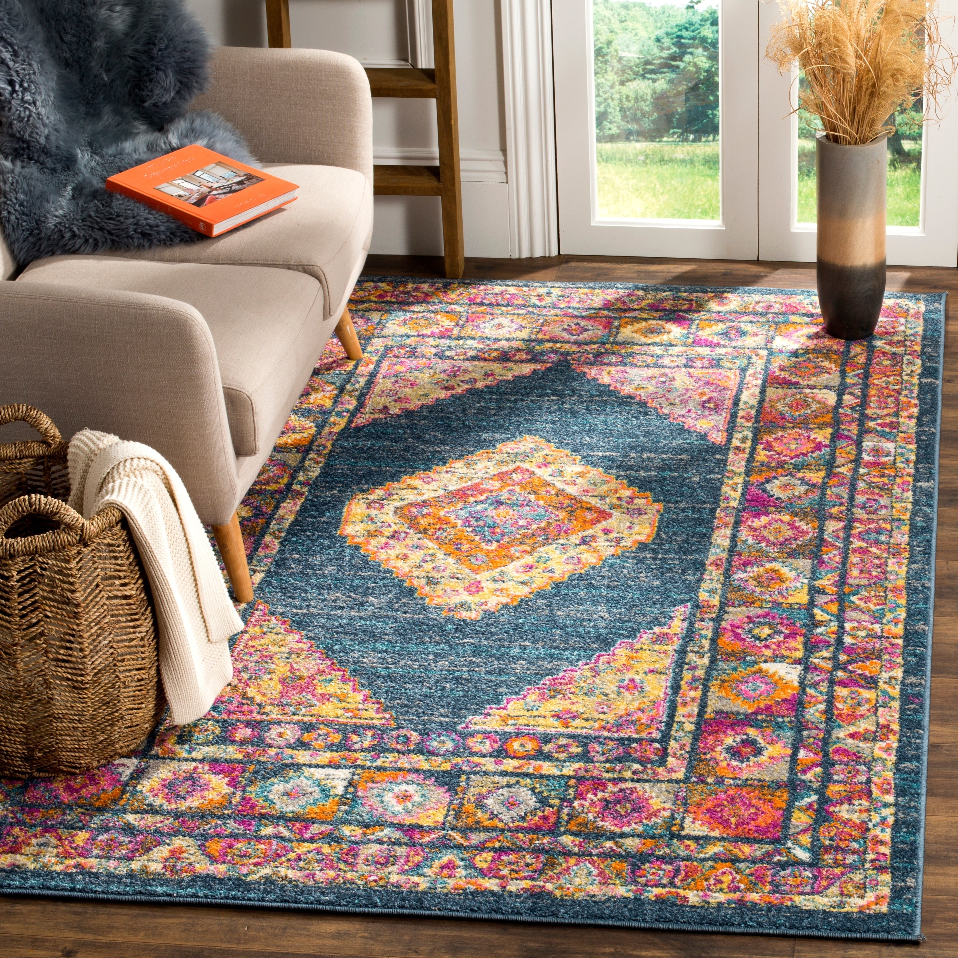 SAFAVIEH Madison Beverlee Vintage Boho Oriental Rug