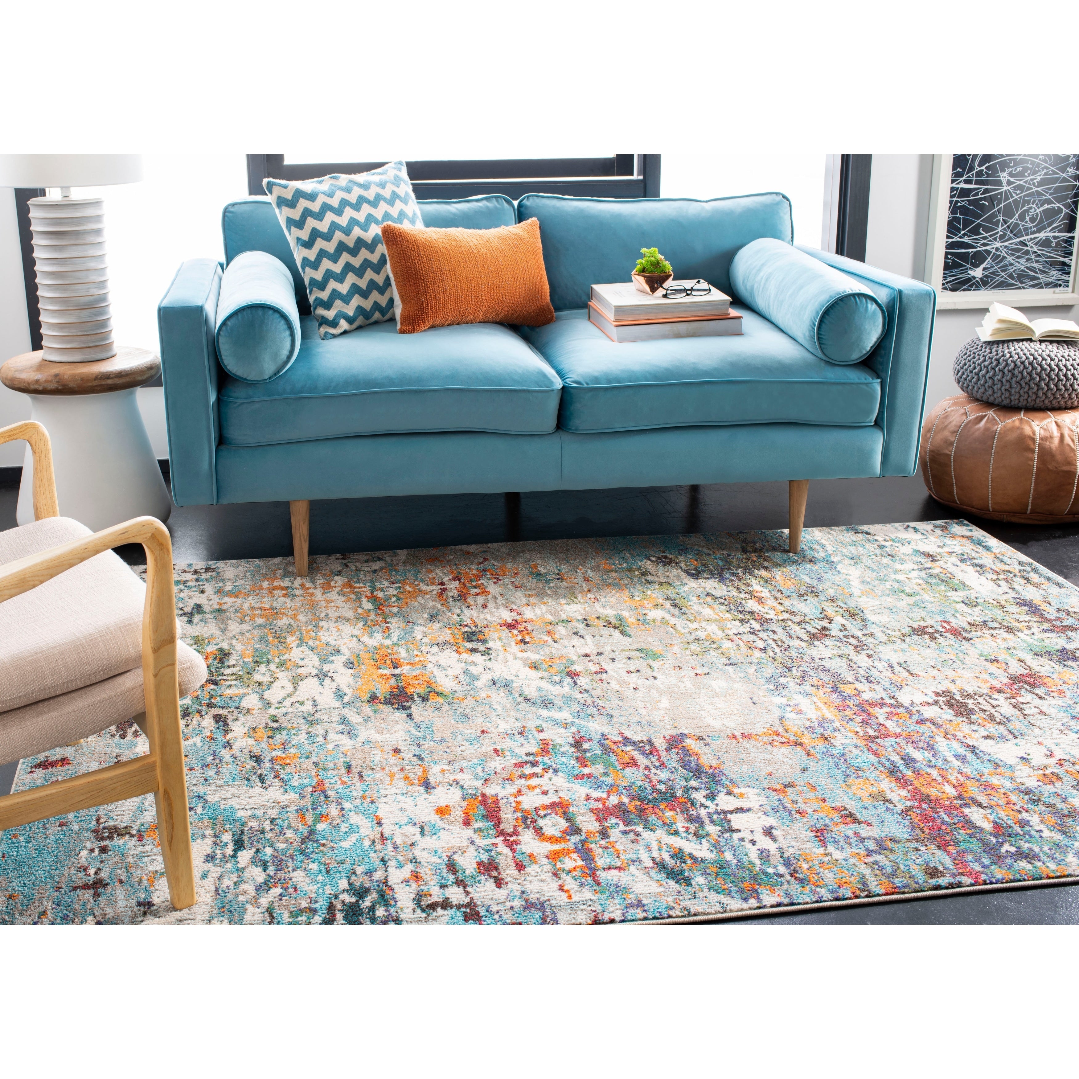 SAFAVIEH Madison Carla Modern Abstract Rug