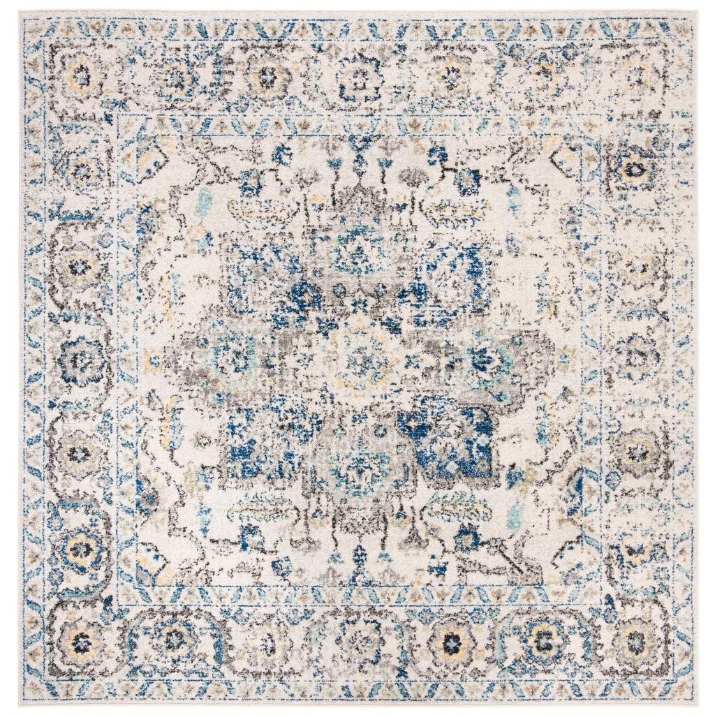 SAFAVIEH Madison Delois Medallion Rustic Farmhouse Distressed Rug