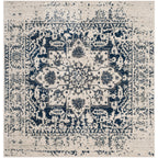 SAFAVIEH Madison Delois Medallion Rustic Farmhouse Distressed Rug