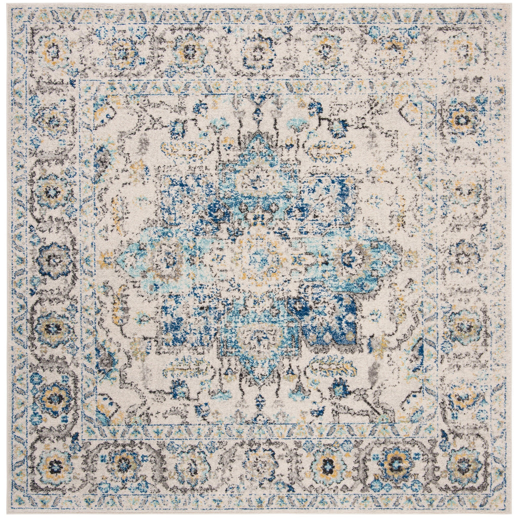 SAFAVIEH Madison Delois Medallion Rustic Farmhouse Distressed Rug