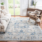 SAFAVIEH Madison Delois Medallion Rustic Farmhouse Distressed Rug