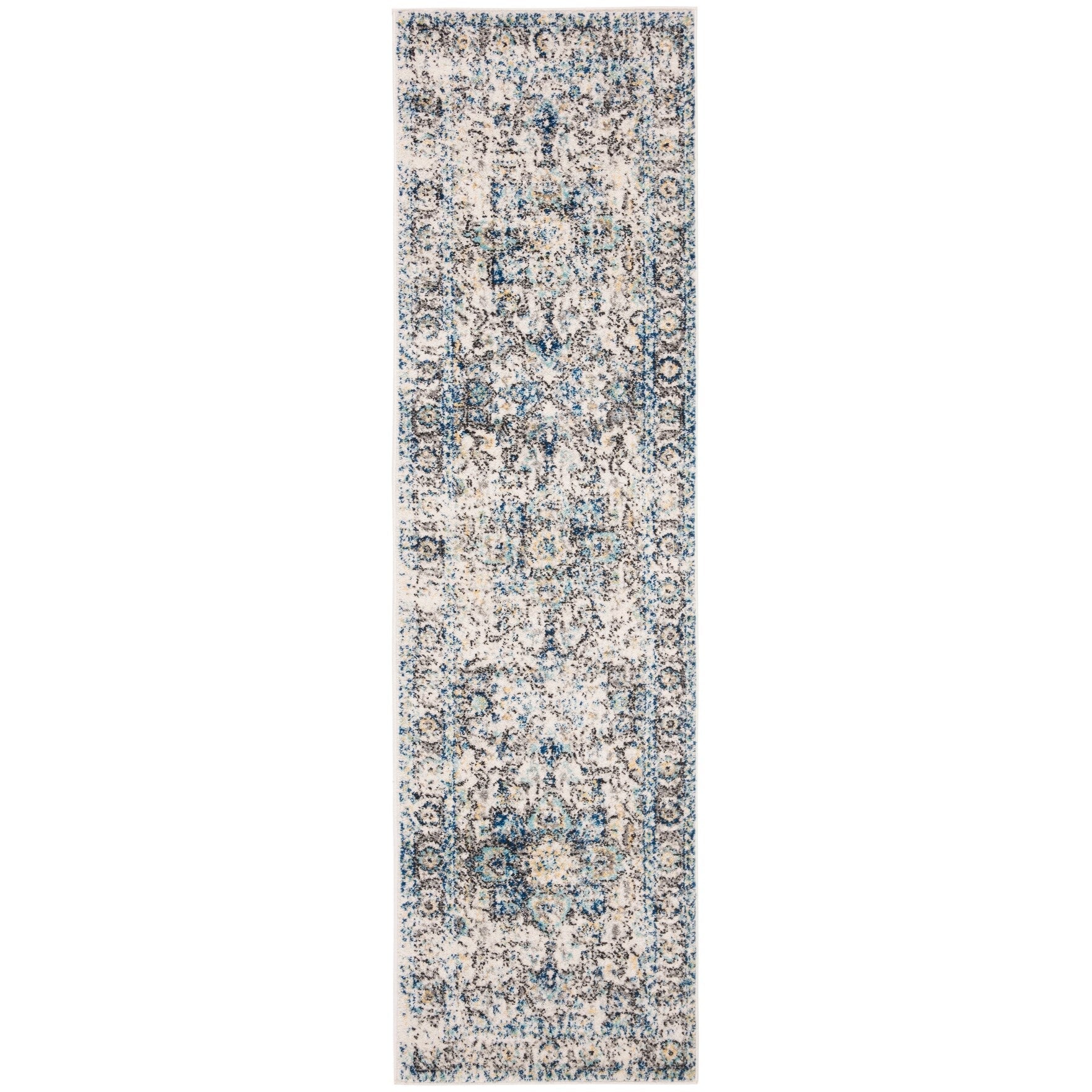 SAFAVIEH Madison Delois Medallion Rustic Farmhouse Distressed Rug
