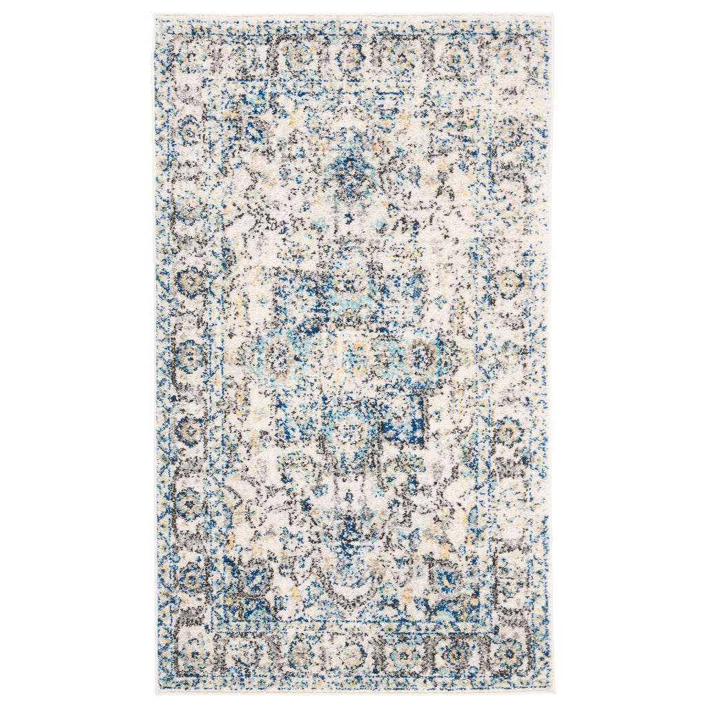 SAFAVIEH Madison Delois Medallion Rustic Farmhouse Distressed Rug