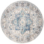 SAFAVIEH Madison Delois Medallion Rustic Farmhouse Distressed Rug