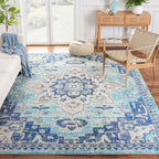 SAFAVIEH Madison Katelijne Boho Medallion Distressed Area Rug