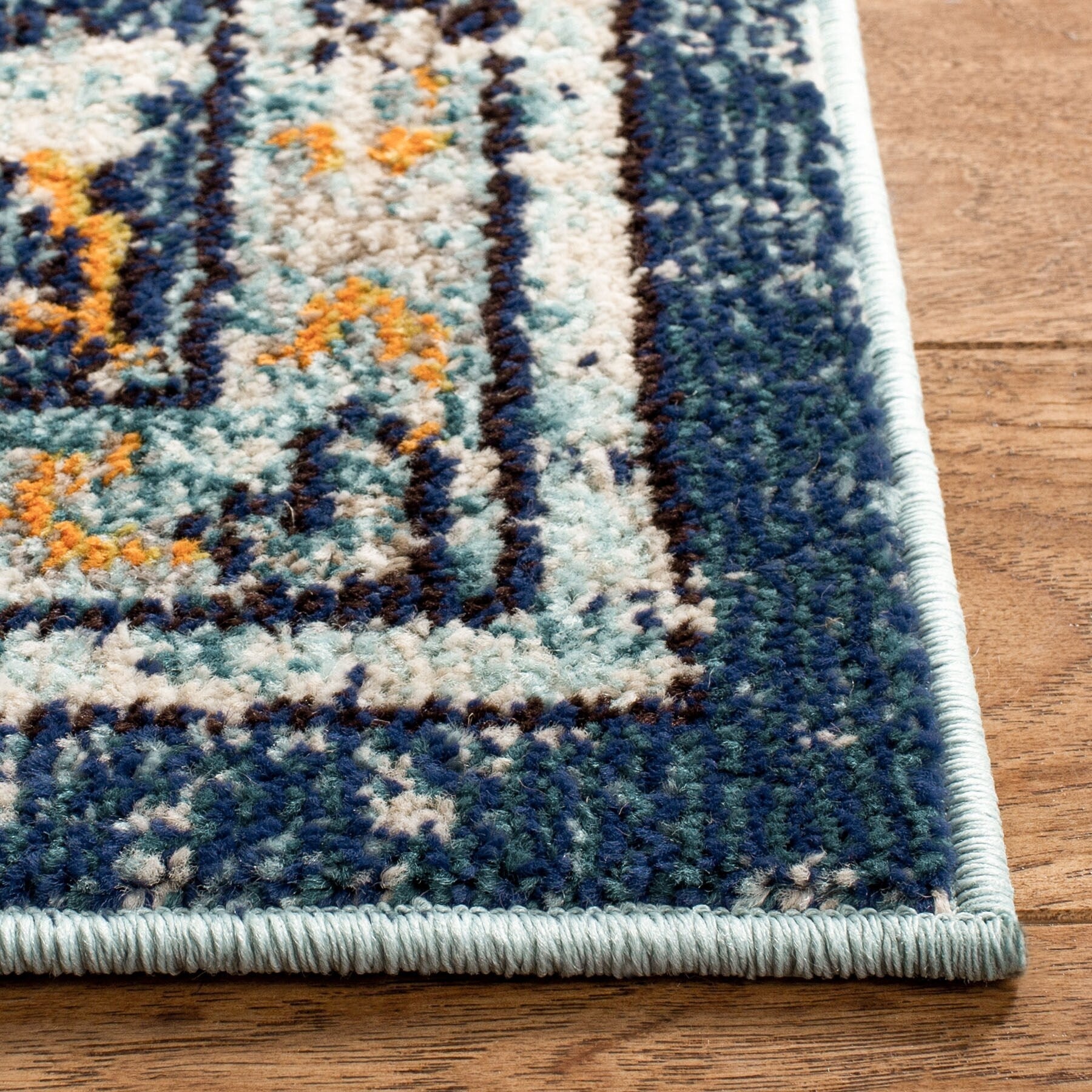SAFAVIEH Madison Katelijne Boho Medallion Distressed Area Rug