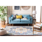 SAFAVIEH Madison Katelijne Boho Medallion Distressed Area Rug