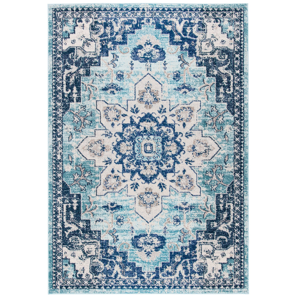 SAFAVIEH Madison Katelijne Boho Medallion Distressed Area Rug