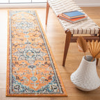 SAFAVIEH Madison Katelijne Boho Medallion Distressed Area Rug