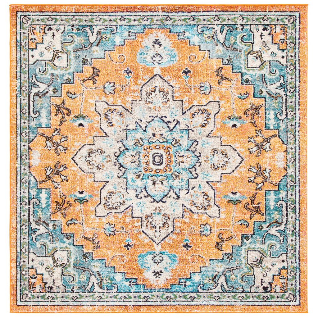SAFAVIEH Madison Katelijne Boho Medallion Distressed Area Rug