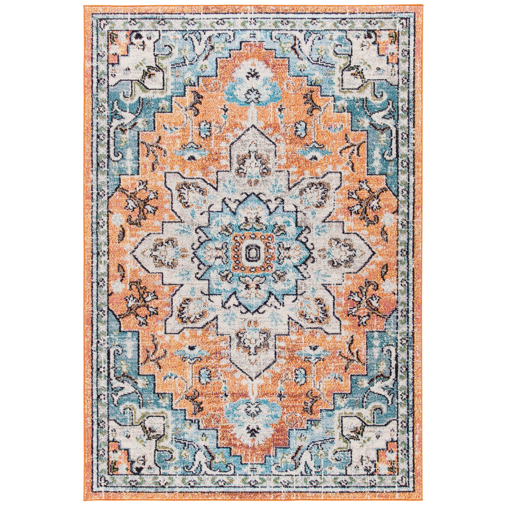 SAFAVIEH Madison Katelijne Boho Medallion Distressed Area Rug