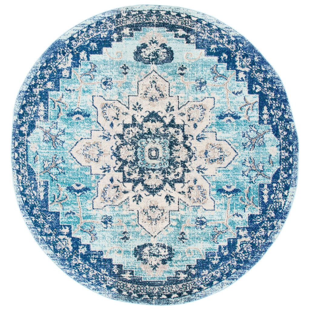 SAFAVIEH Madison Katelijne Boho Medallion Distressed Area Rug