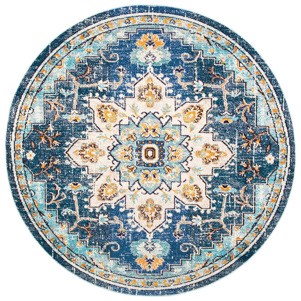 SAFAVIEH Madison Katelijne Boho Medallion Distressed Area Rug