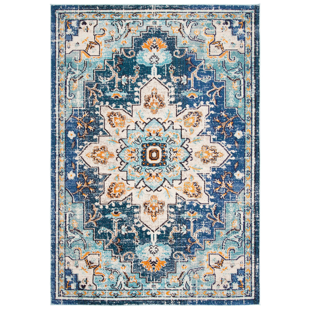 SAFAVIEH Madison Katelijne Boho Medallion Distressed Area Rug