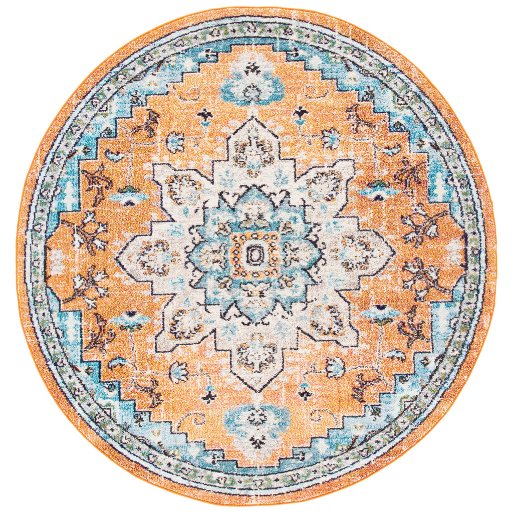 SAFAVIEH Madison Katelijne Boho Medallion Distressed Area Rug