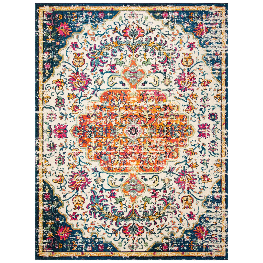 SAFAVIEH Madison Libusa Boho Medallion Distressed Rug