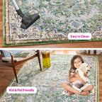 SAFAVIEH Madison Libusa Boho Medallion Distressed Rug