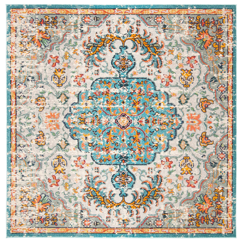 SAFAVIEH Madison Libusa Boho Medallion Distressed Rug