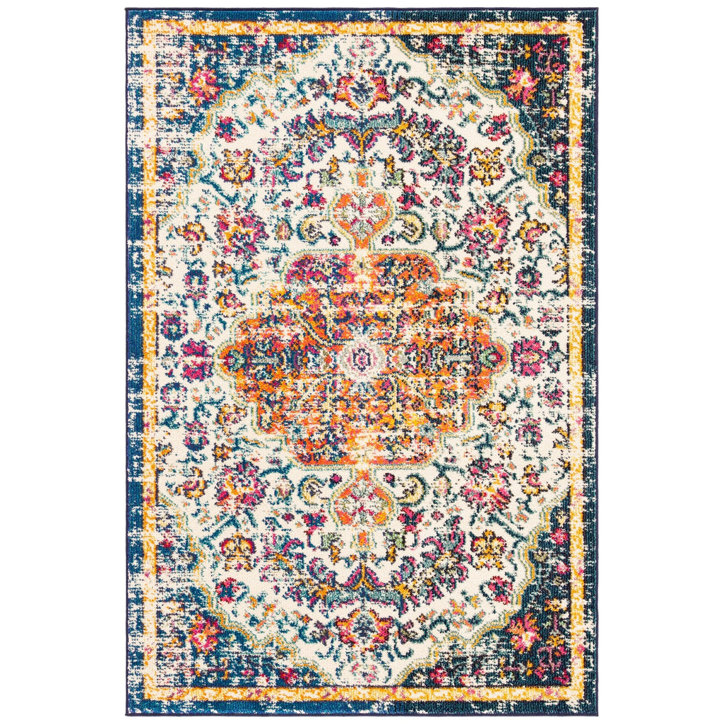 SAFAVIEH Madison Libusa Boho Medallion Distressed Rug