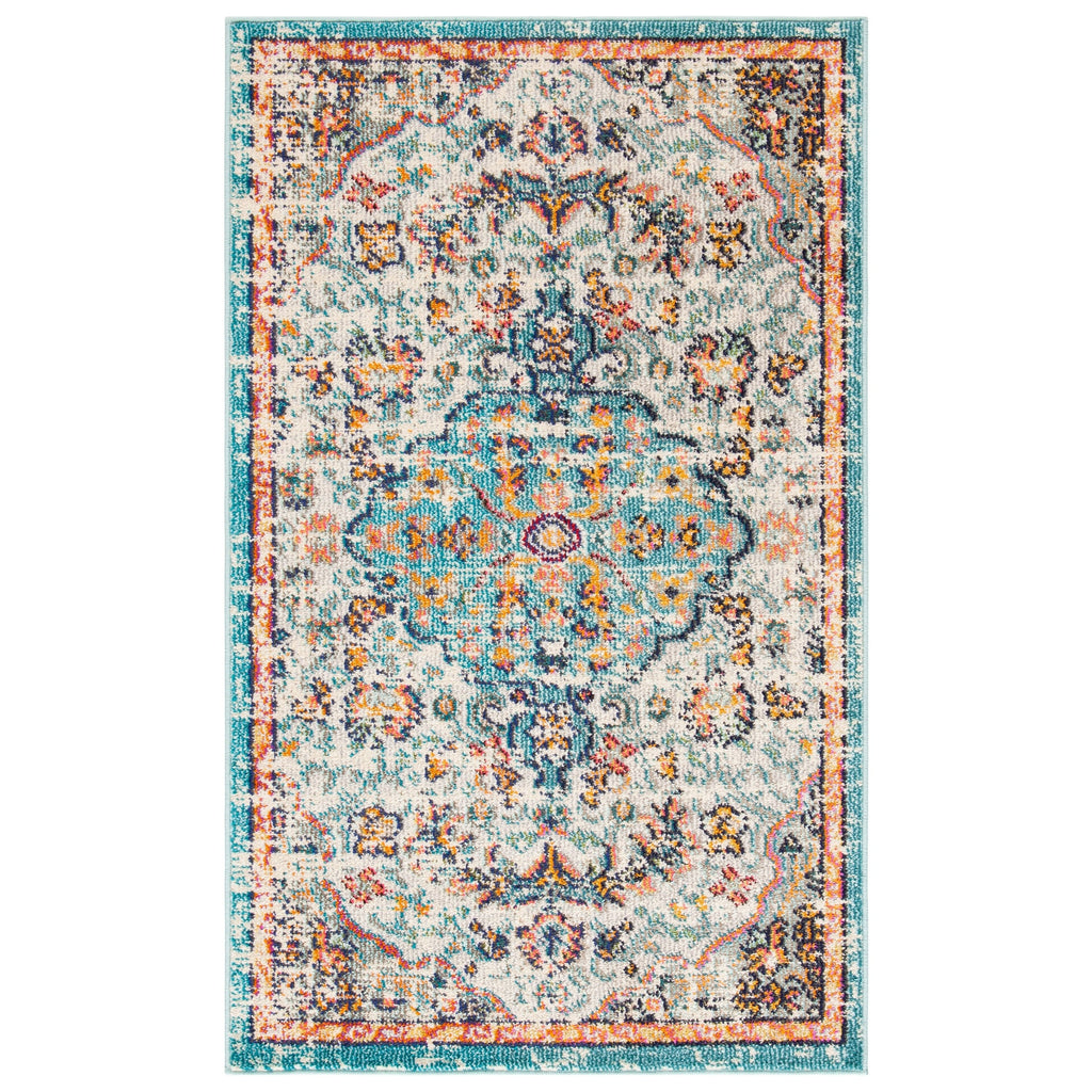 SAFAVIEH Madison Libusa Boho Medallion Distressed Rug