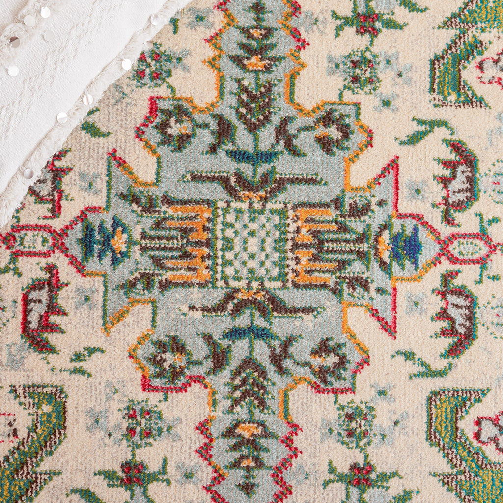 SAFAVIEH Madison Marilou Boho Medallion Distressed Area Rug