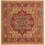 SAFAVIEH Mahal Beverley Traditional Grandeur Red/ Natural Rug