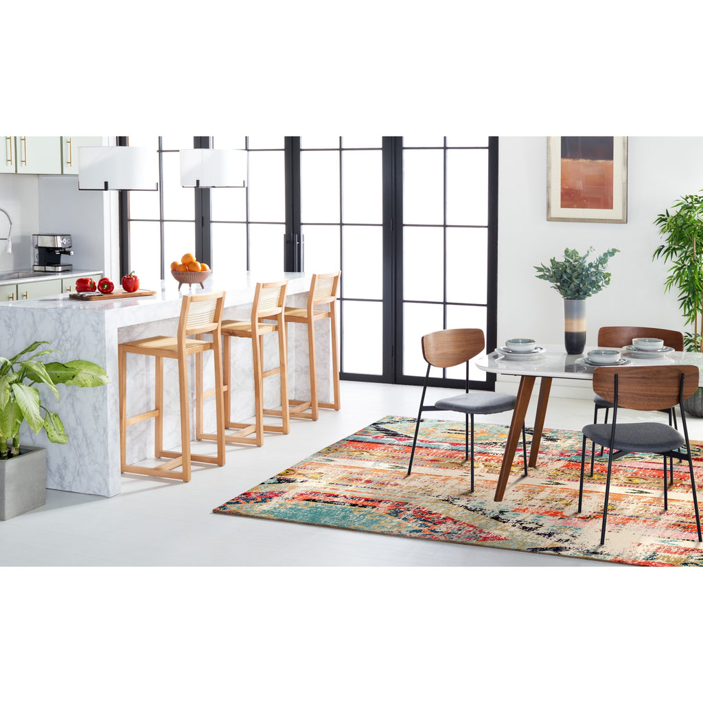 SAFAVIEH Monaco Brunhildis Distressed Boho Rug